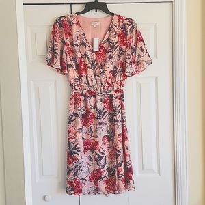 NWT! LOFT Floral Dress sz M